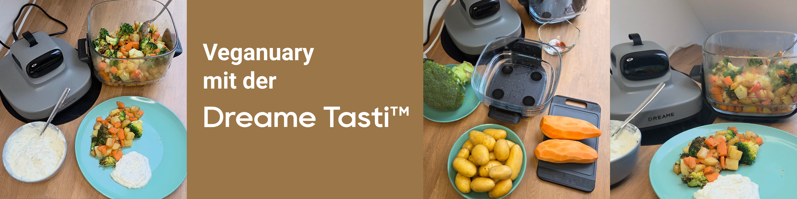 Veganuary mit der Dreame Tasti™: Gemüseampel in der Heissluftfritteuse