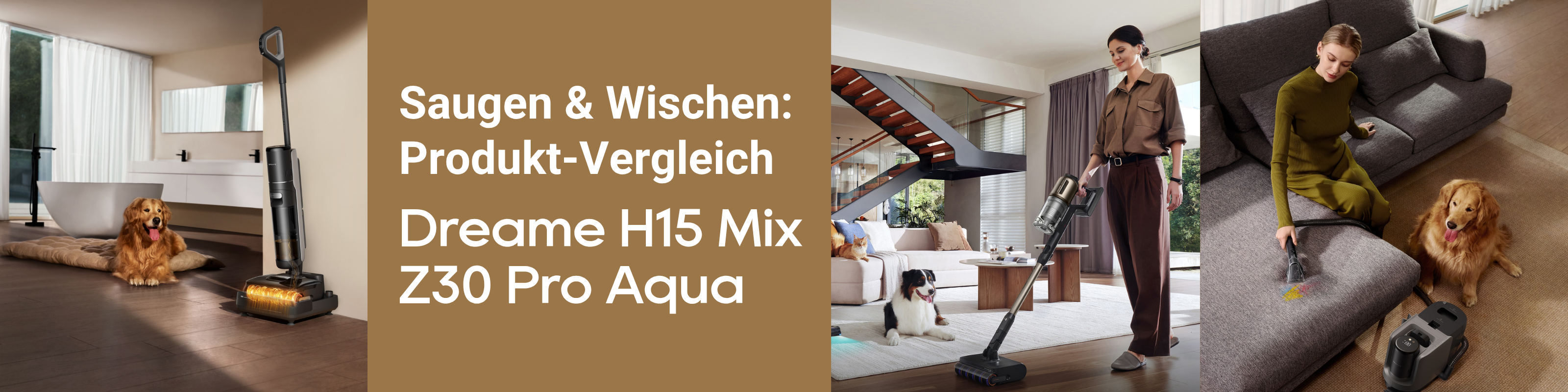 Dreame Z30 Pro Aqua vs. H15 Mix im Vergleich