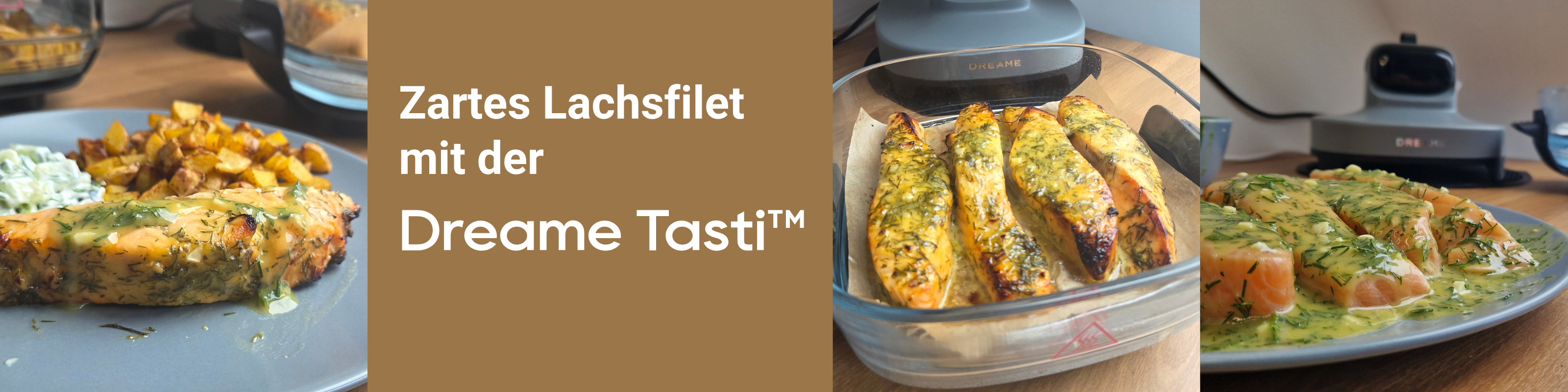 Lachsfilet im Airfryer – der Dreame Tasti