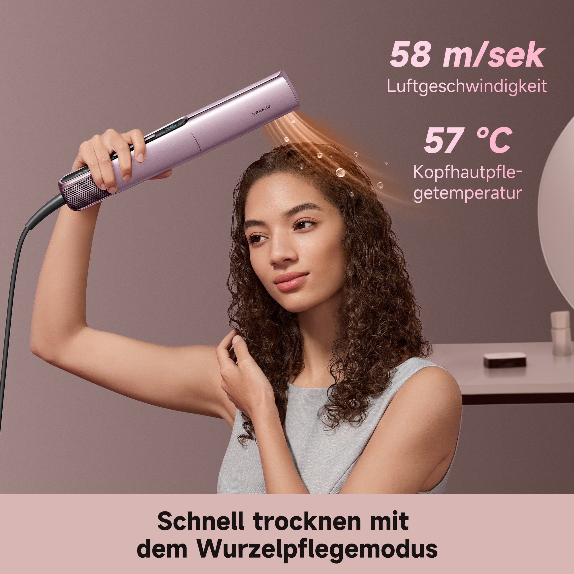 DREAME Aero Straight Pro Purple Luftglätter