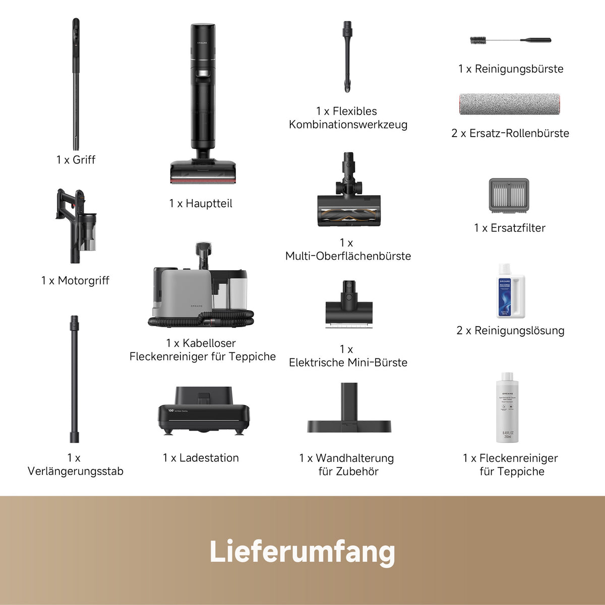 Lieferumfang Dreame H15 Mix