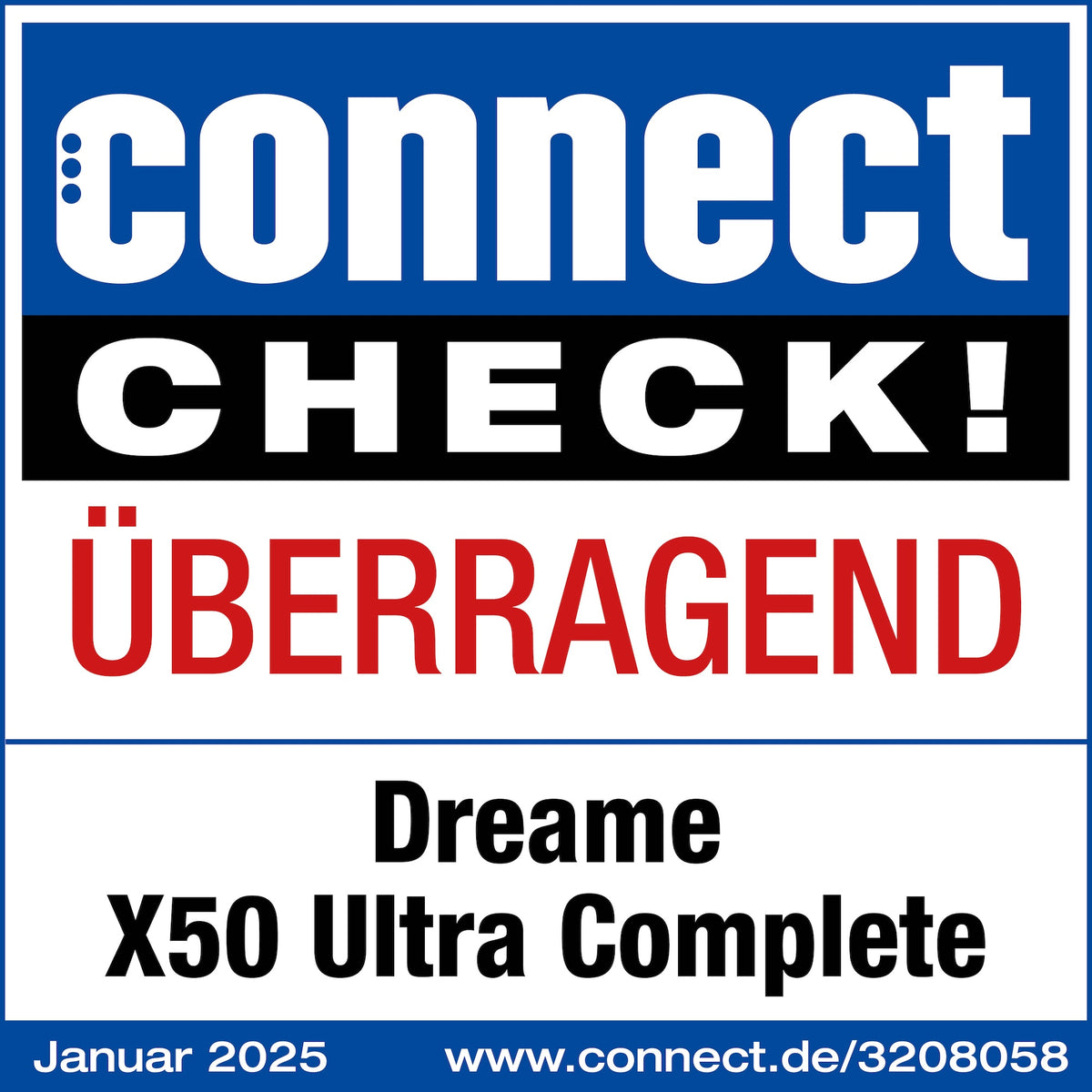 Dreame X50 Ultra Complete Schwarz Auszeichnung